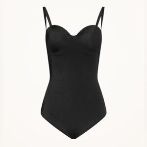 Wolford bodysuit shapewear also can be used as swim size medium C cup bra